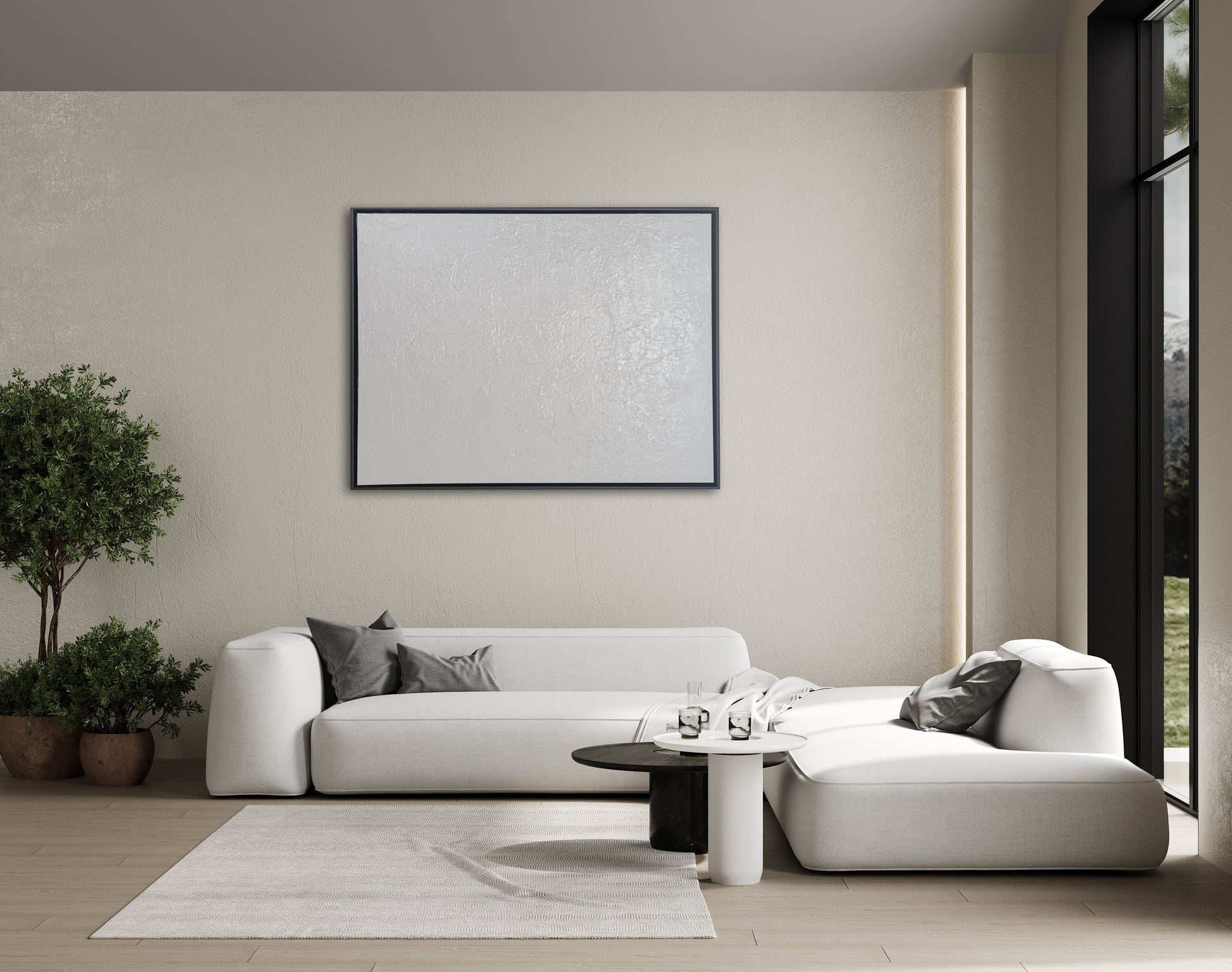 Midday Eruption 60" x 72" - Erica Menna Art